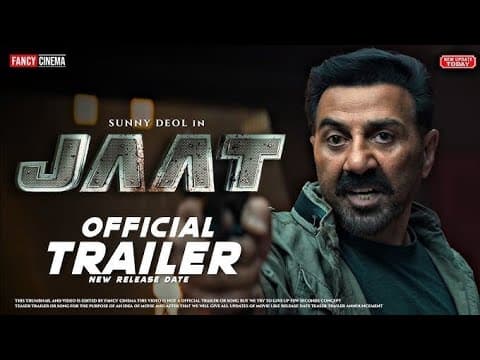 Jaat Official Trailer | Sunny Deol, Randeep Hooda | Gopichand | Action Drama 2025