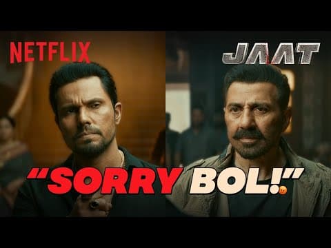 Sunny Deol DEMANDS An Apology From Randeep Hooda?! 😳 | Jaat | Netflix India