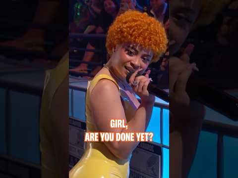 Ice Spice gets painted by Tyla! #KCA2025 #Shorts