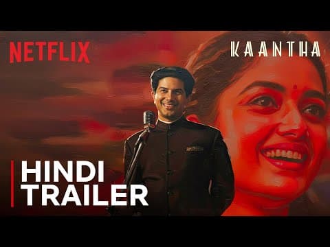 Kaantha | Hindi Trailer | Dulquer Salmaan, Bhagyashri Borse, Rana Daggubati | Netflix India
