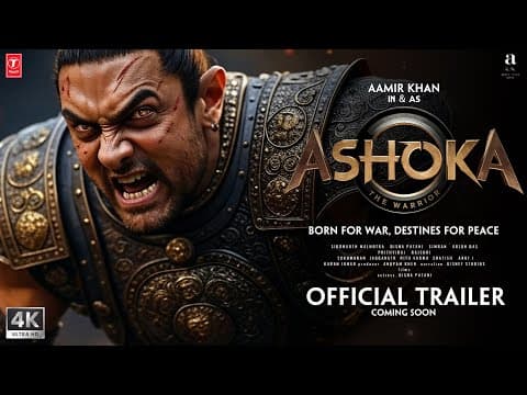 ASHOKA - Official Trailer (2025) | Aamir Khan in a Dual Role | The Emperor Who Turned to Peace | Zee