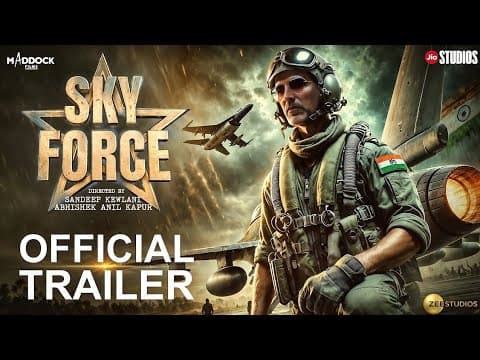 SKY FORCE - Official Trailer | Akshay Kumar | Sara Ali Khan | Nimrat Kaur | Veer | Sky force Teaser