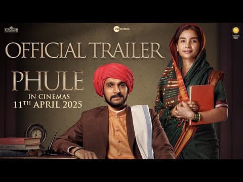 Phule | Official Trailer | Pratik Gandhi & Patralekhaa | Ananth Narayan Mahadevan | April 11, 2025