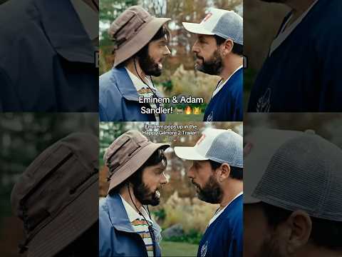 Eminem has a cameo in Happy Gilmore 2 alongside Adam Sandler! 🏌️‍♂️⛳️🔥💯