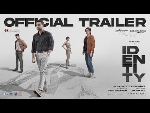 IDENTITY Trailer | Tovino Thomas | Trisha | Vinay Rai | Akhil Paul | Anas Khan | Jakes Bejoy