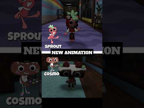 Sprout & Cosmo New Skins and Animations #roblox #dandysworld #robloxshorts #sprout #cosmo #animation