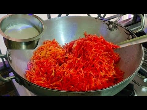 दूध वाला गाजर का हलवा बनाने का एकदम सही वह पर्फेक्ट तरीका हमेशा स्वादिष्ट ही बनेगा#GajarKaHalwa