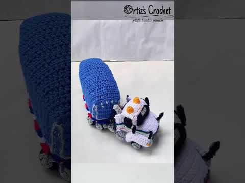 🚛2Parte Tractomula a Crochet #tractomulas #crochet #ganchillocreativo #amigurumi #diy #cars #trailer