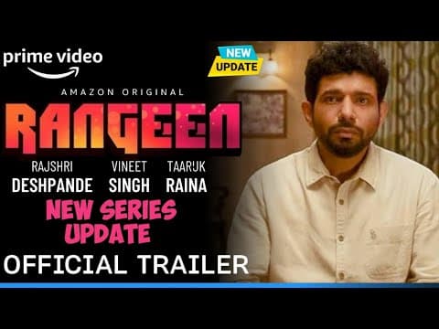 Rangeen | Official Trailer | Vineet Kumar | Rangeen Web Series Release Date Update | Prime Video