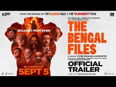 THE BENGAL FILES Official Trailer | Vivek Agnihotri | Abhishek Agarwal | AA Arts | 5th Sep 2025