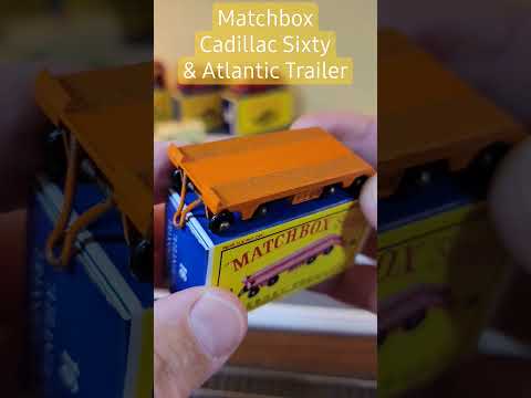 Matchbox #27 Cadillac & #16 Atlantic Trailer