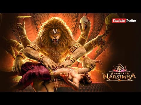 Mahavatar Narsimha Movie Trailer In English  | Epic Battle Story