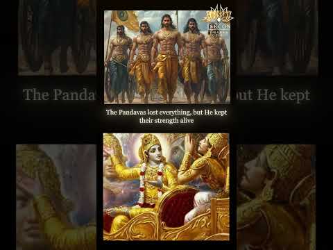 Krishna may not stop the storm, but He will always keep us afloat with His mercy and love.
