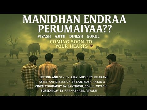 MANIDHAN ENDRA PERUMAIYA| TEASER| DINESH | AJEETH | GOKUL | VIYASH | SANTHOSH |AGALYA|AJAY | DHARANI