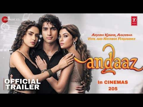 ANDAAZ 2 - OFFICIAL TRAILER | Aayush Kumar, Akaisha Vats, Natasha Fernandez | Suneel Darshan