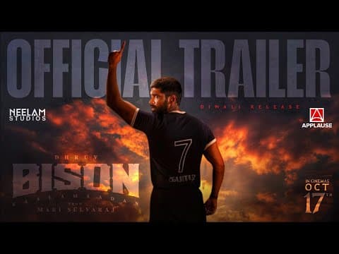 Bison Kaalamaadan Movie Official Trailer | Dhruva Vikram | Mari Selvaraj | Release Date 