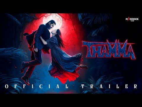 Thamma Official Trailer | Ayushmann, Rashmika, Paresh, Nawazuddin | In Cinemas This Diwali- 21st Oct