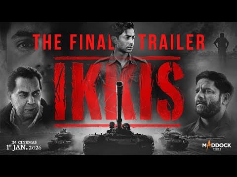 Ikkis - The Final Trailer | Releasing at PVR INOX This New Year | 1st January 2026
