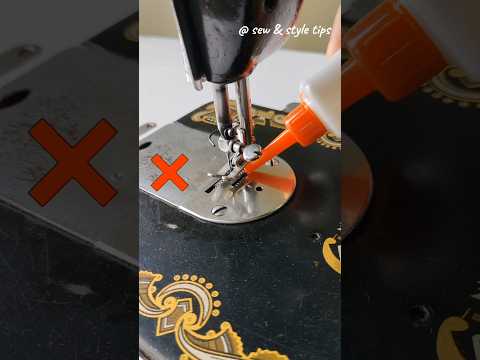 Oiling trick ✅ #sewingtipsandtricks #sewingmachine #tailor
