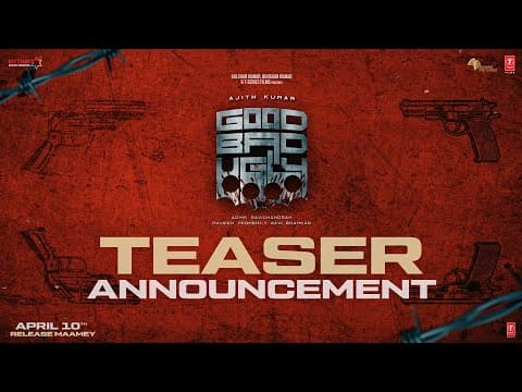 Good Bad Ugly Teaser Announcement | Ajith Kumar | Trisha | Adhik Ravichandran | Mythri Movie Makers