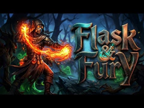 Flask & Fury - Official Gameplay Trailer | Craft Your Own Bullet Hell (Roguelite)