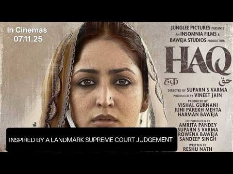HAQ | Official Trailer | Yami Gautam Dhar, Emraan Hashmi | Suparn S Varma | In Cinemas 7th Nov