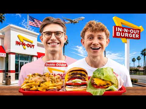 Brits Fly to LA to Try In-N-Out!
