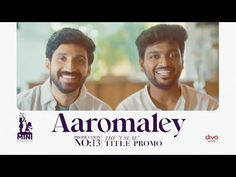 Aaromaley - The "Usual" Title Promo 🔥 | Kishen Das | Harshath Khan | Shivathmika | Sarang Thiagu