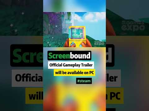 Screenbound - Official Gameplay Trailer, will be available on PC #screenbound #5d #steam