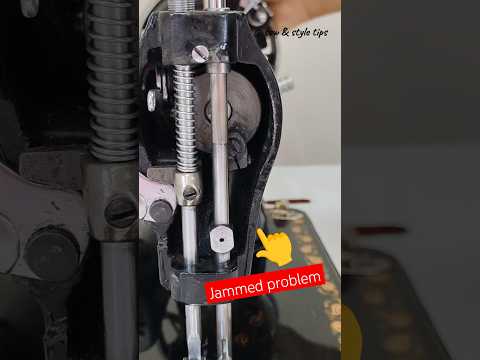 Sewing machine stuck problem fixed 🛠️ #sewingmachinerepair #sewingtipsandtricks #silaimachine