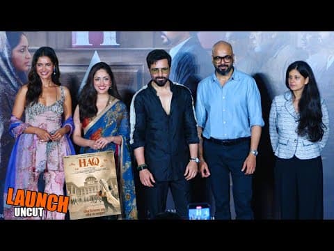 UNCUT | HAQ | Official Trailer Launch| Yami Gautam Dhar,Emraan Hashmi,Suparn S Varma | 7th Nov