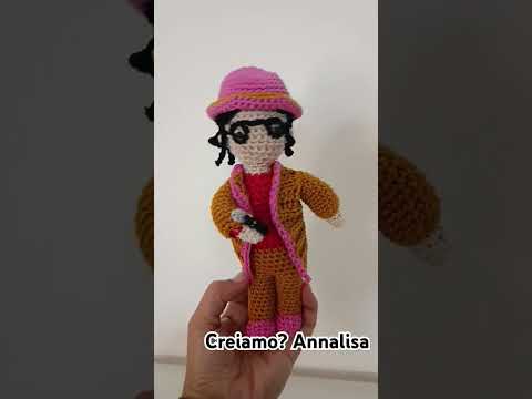 Renato Zero stilizzato #uncinetto #crochet #amigurumi trailer