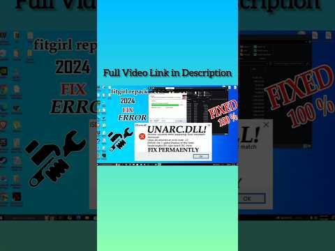 Unarc.dll returned an error code: -12 #shorts #gaming