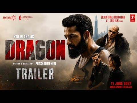 Dragon Trailer - Hindi | NTR | Anil Kapoor | Rukmini Vasanth | Prashanth Neel | Dragon Movie Trailer