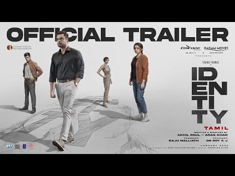 IDENTITY (Tamil) Trailer | Tovino Thomas | Trisha | Vinay Rai | Akhil Paul | Anas Khan | Jakes Bejoy