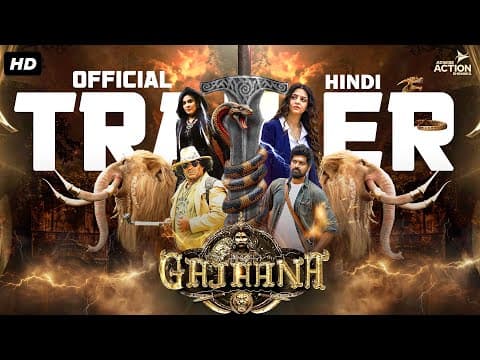 GAJAANA (2025) Official Hindi Trailer | Vedhika, Yogi Babu | Hindi Dubbed Movie | Horror Movie