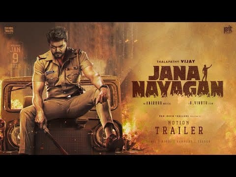 Jana Nayagan - Notion Trailer | Thalapathy Vijay | Pooja Hegde | H Vinoth | Bobby Deol | Anirudh