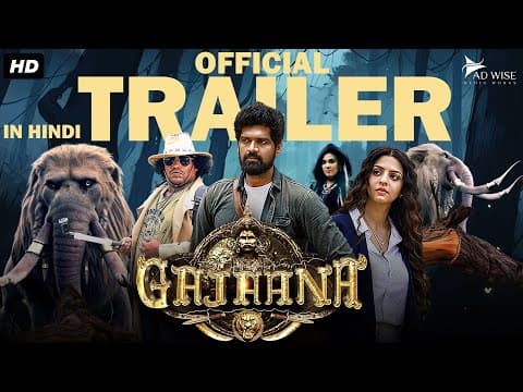 GAJAANA (2025) Official Hindi Trailer | Vedhika, Yogi Babu | Hindi Dubbed Movie | Horror Movie