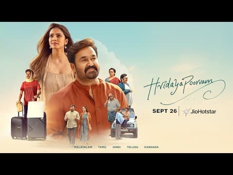 Hridayapoorvam | Trailer | Mohanlal | Sathyan Anthikad | Antony Perumbavoor | Sept 26 | JioHotstar