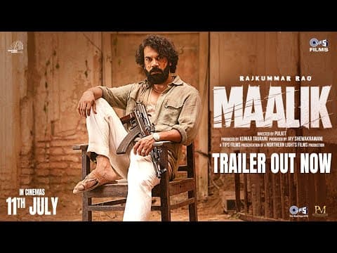 Live : Maalik Trailer In Cinemas 11th July 2025 | Rajkummar Rao, Manushi Chhillar, Prosenjit | मालिक