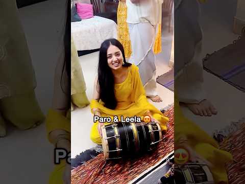 Paro with Leela😍| Saachi tiwari| jahnavi Soni| PARO SANG DEV| New show #youtubeshorts #shorts