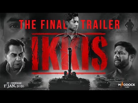 Ikkis -The Final Trailer | Dharmendra | Jaideep Ahlawat | Agastya Nanda
