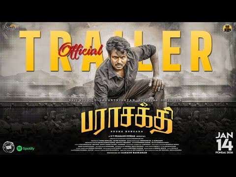 PARASAKTHI - Official Trailer | Siva karthikeyan | Ravi Mohan | Atharvaa | SudhaKongara #parasakthi