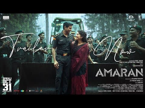 Amaran - Hindi Trailer | Sivakarthikeyan, Sai Pallavi | Rajkumar | GV Prakash | Kamal Haasan