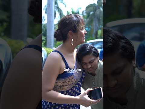 Gorgeous #AnasuyaBharadwaj 💙 at #RockingRakesh's #KCR Movie Trailer Launch Event | Gulte.com