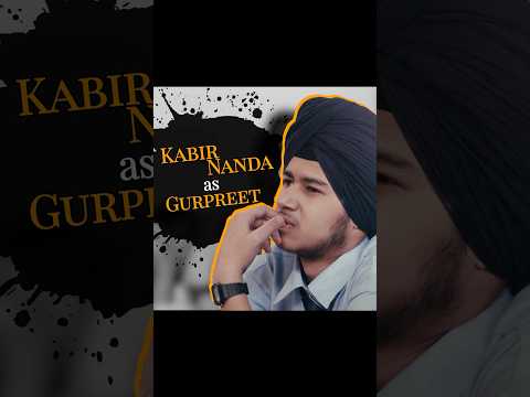 Kabir Nanda as Gurpreet Singh 🥹💕 #GhichPich