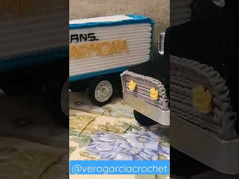 Trailer - Camiones tejidos a crochet #tejidoamano  #recuerdos  #amigurumis  #crochet