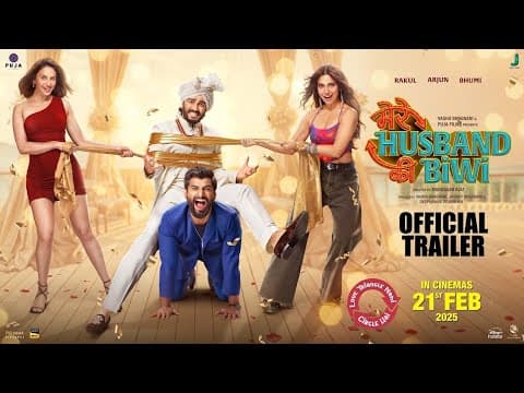 Mere Husband Ki Biwi | Official Trailer | Arjun, Rakul, Bhumi | Mudassar | 21 Feb