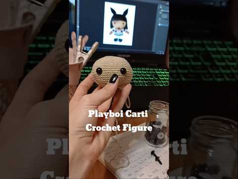 Playboi Carti Crochet Trailer💥 #shorts #crochet #amigurumi #diy #playboicarti #hellokitty #plushies