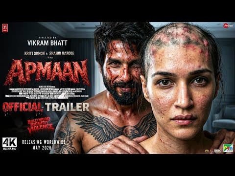 APMAAN - Official Trailer | Shahid Kapoor | Kriti Sanon | New Movies Trailer | Trailer Teaser